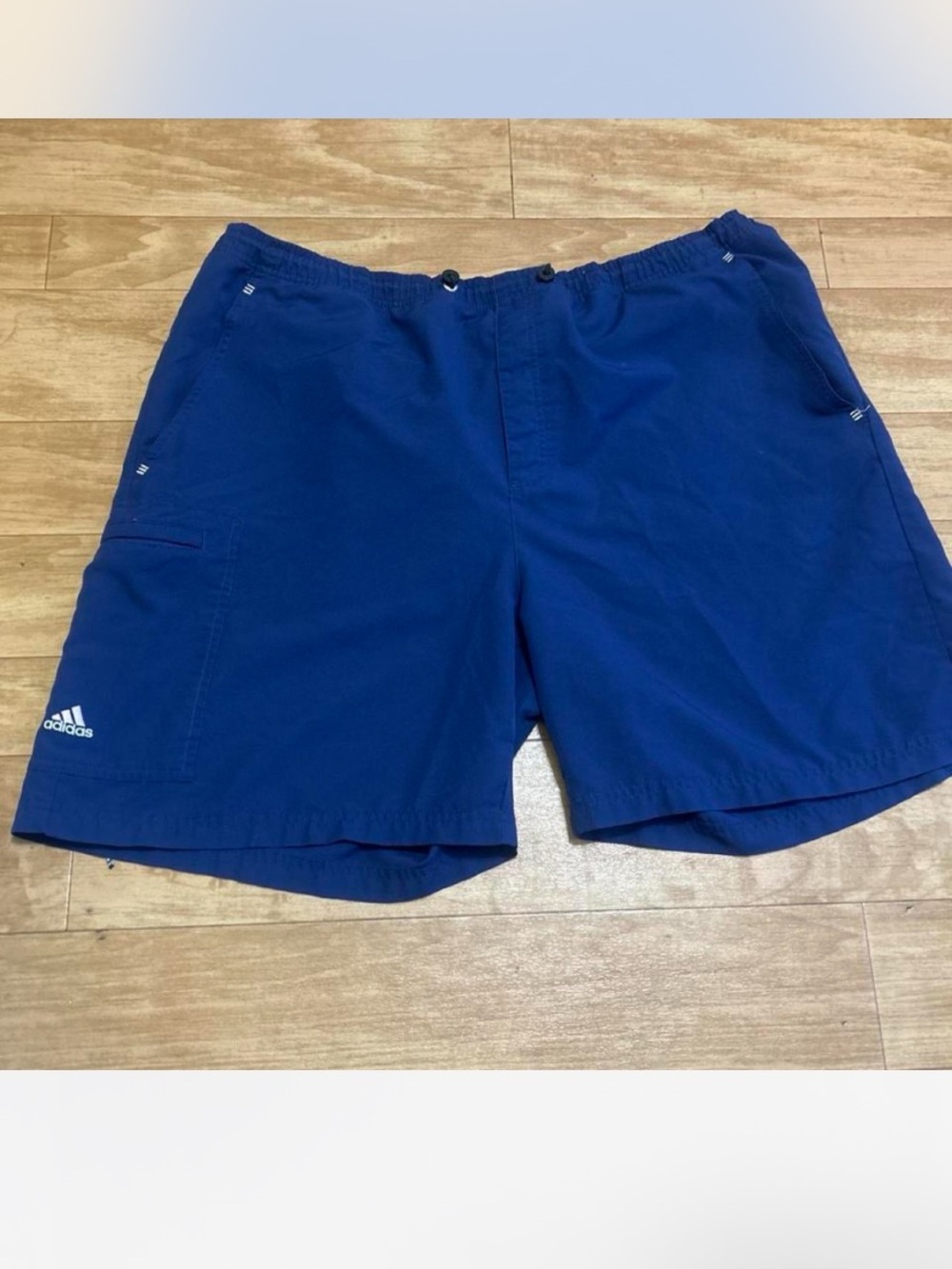 adidas Men's Royal Blue Athletic Shorts with Logo